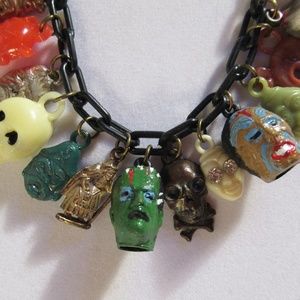 VTG UNIVERSAL MONSTER FRANKENSTEIN/HORROR NECKLACE